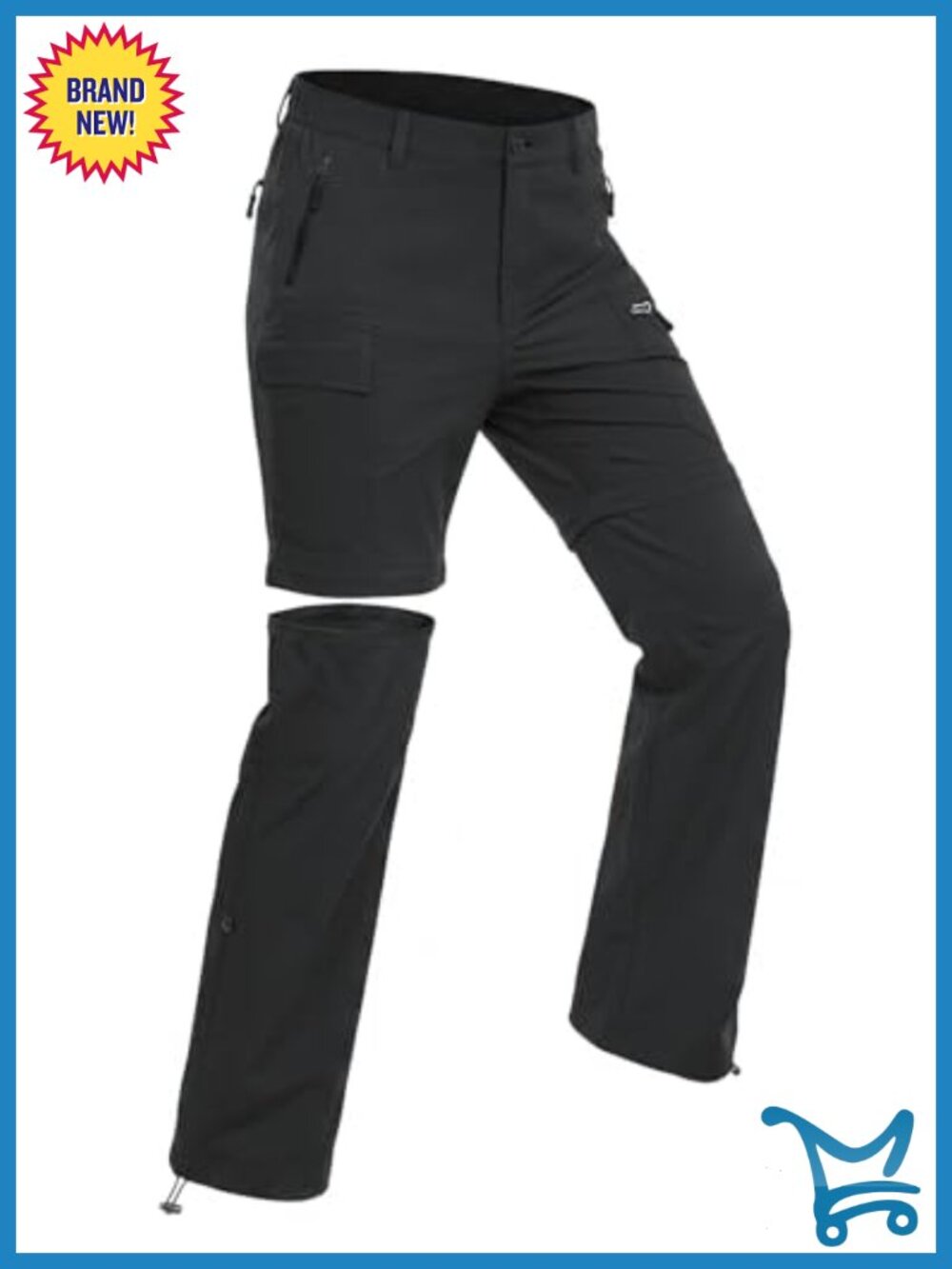Women's Convertible Hiking Pants Zip-Off Lightweight Quick Dry Stretch